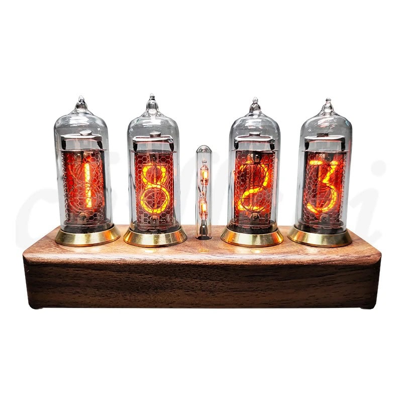 horloge-a-tubes-nixie-bluetooth-1 Reloj de Tubos Nixie Bluetooth – Image 1