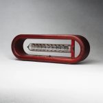 Reloj Nixie Fluorescente de Madera – Image 2