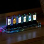 Reloj Nixie IPS Wi-Fi RGB personalizable