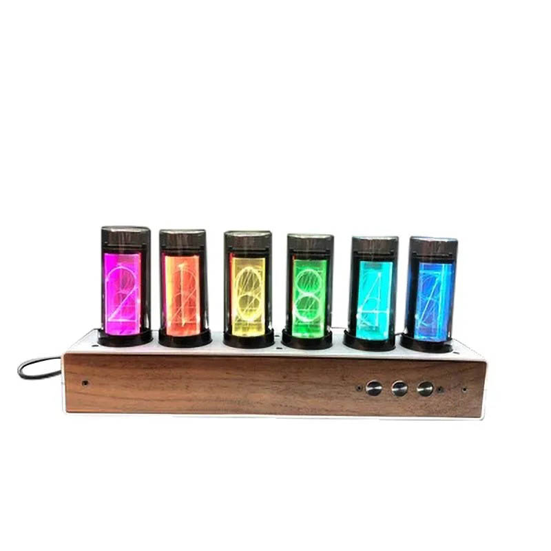 horloge-nixie-led-filaments-rgb-1 Reloj Nixie LED Filamentos RGB – Image 1