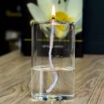 Lámpara de aceite de cristal