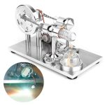 Motor Stirling generador eléctrico premium decorativo – Image 4