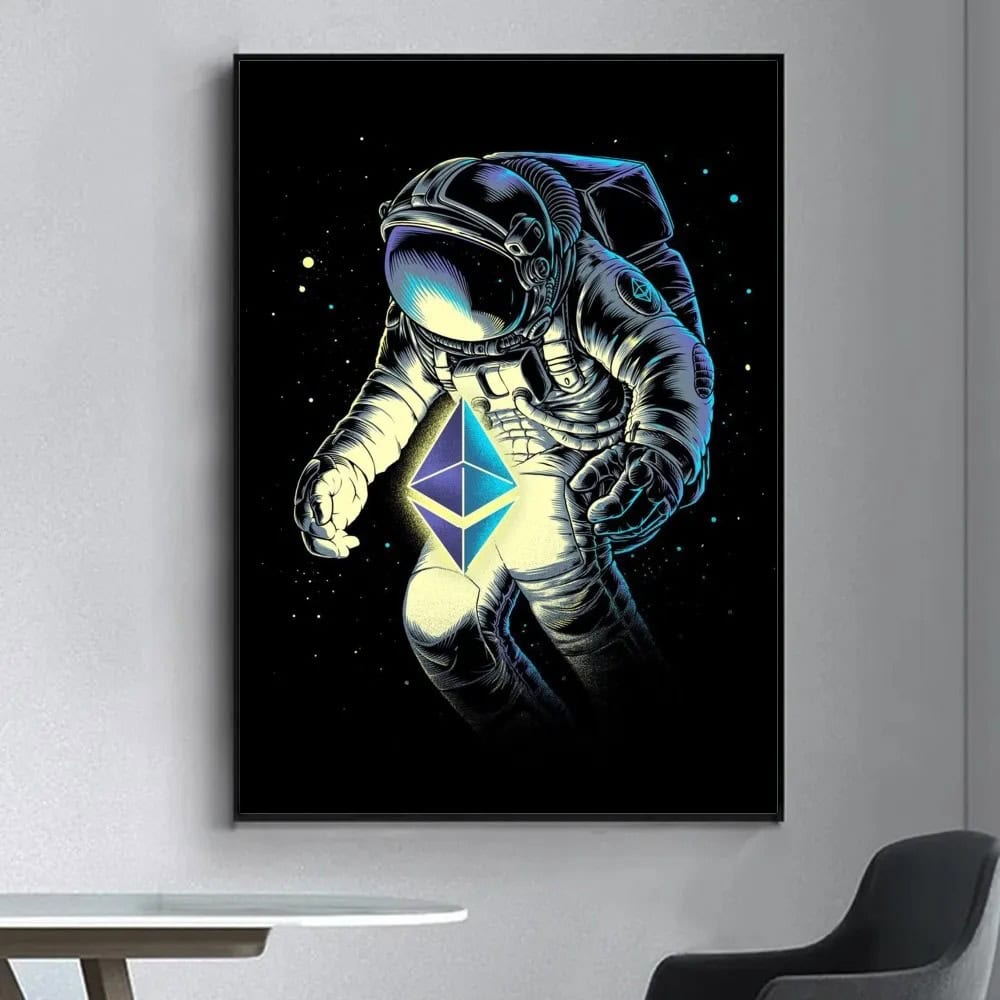 poster-astronaute-cartoon-1 Póster Astronauta Cartoon – Image 1
