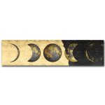 Póster Fases Lunares en Relieve Dorado – Image 2