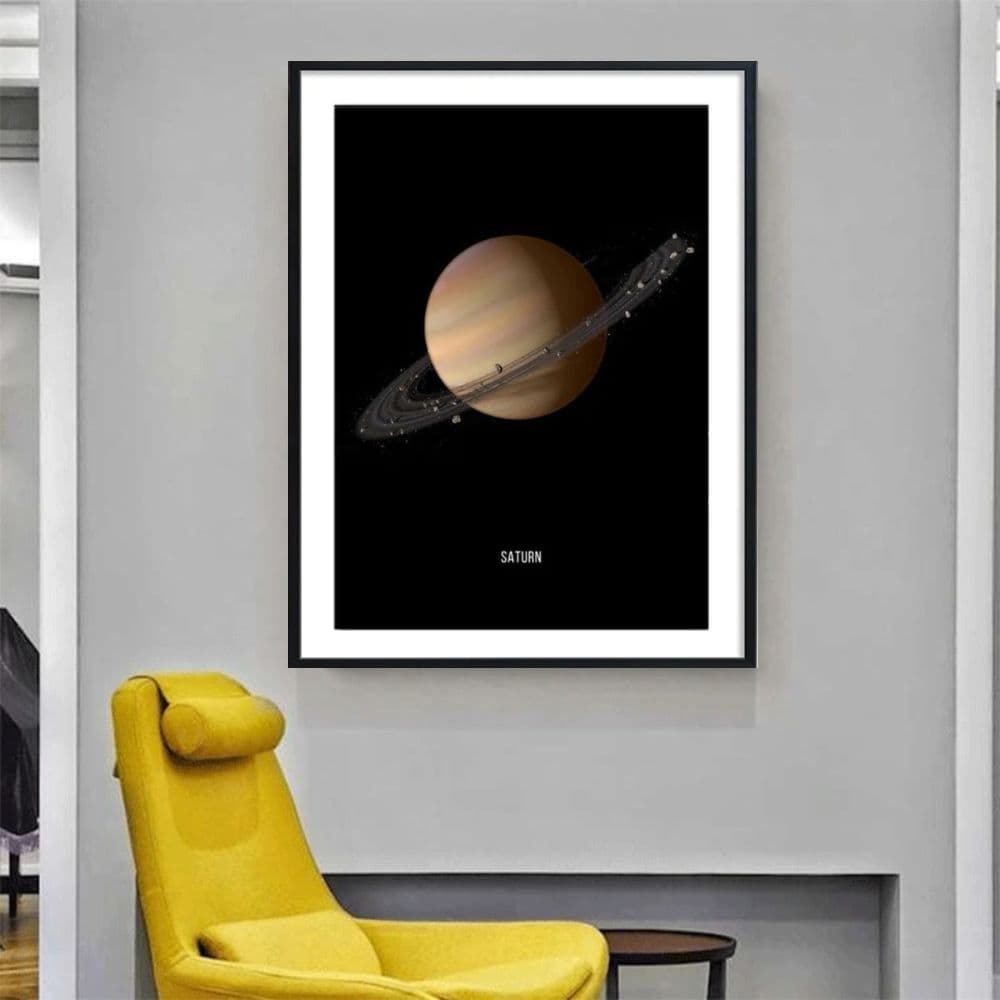 poster-planete-saturne-1 Póster Planeta Saturno – Image 1