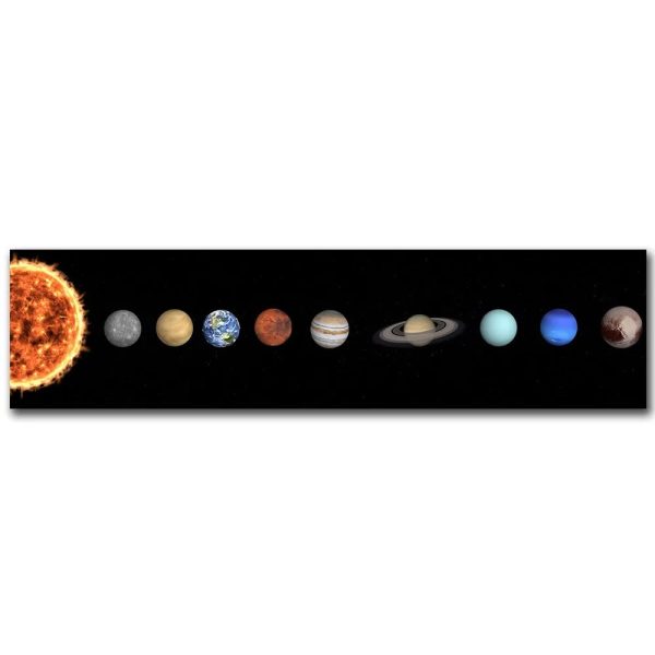 Póster sistema solar clásico