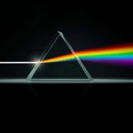 Prisma Óptico Triangular de Cristal