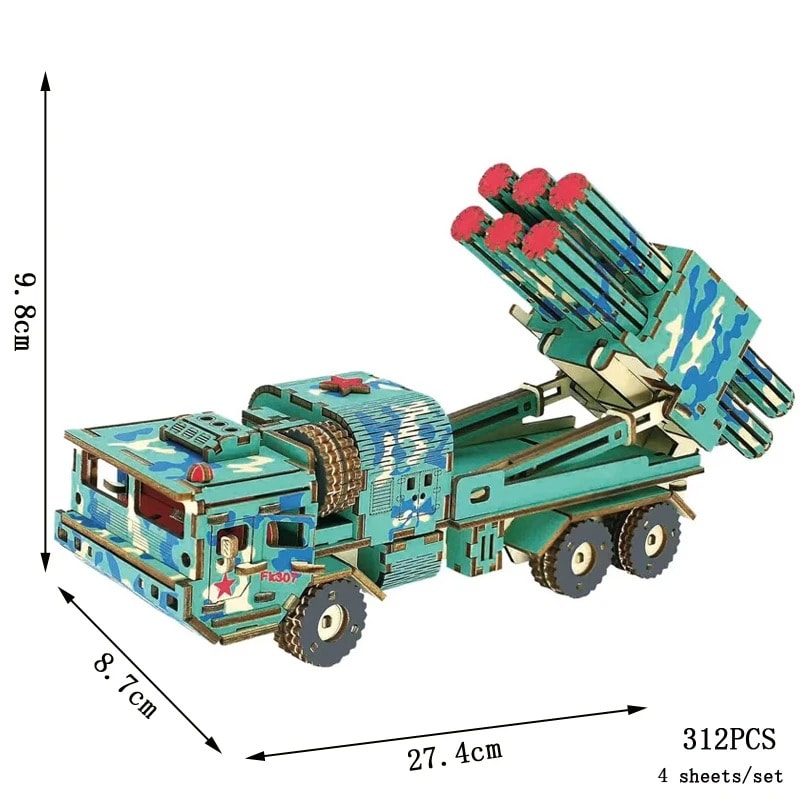 puzzle-3d-lance-missile-1 Puzzle 3D lanzamisiles – Image 1