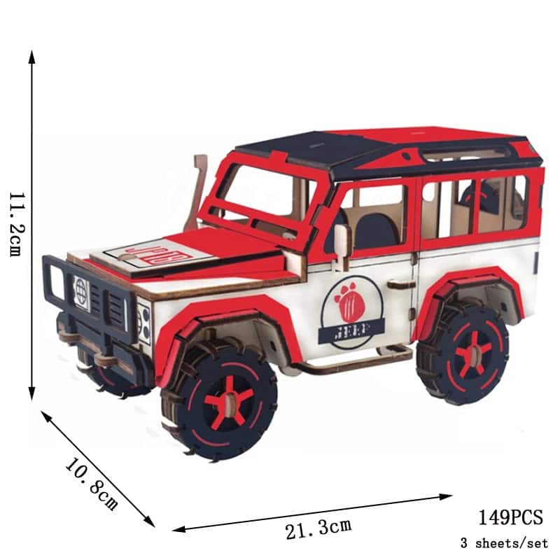 puzzle-3d-suv-1 Puzzle 3D SUV – Image 1