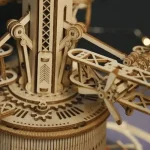 Puzzle 3D Torre de Aviación Mecánica en Madera – Image 2