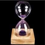 Reloj de arena magnético de cristal – Image 3
