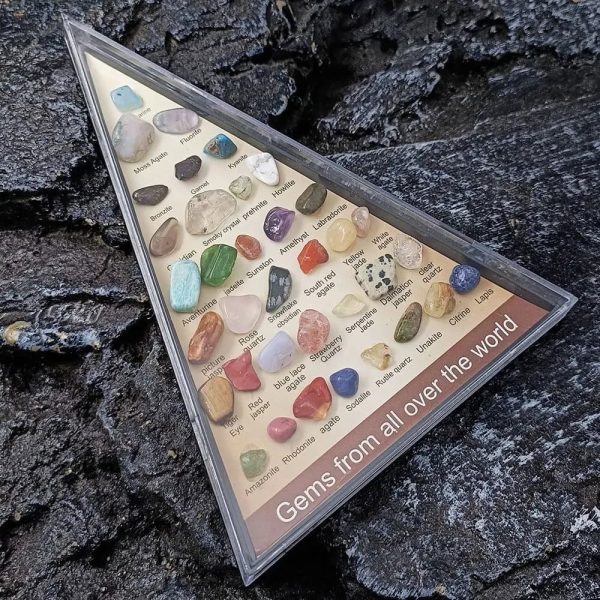 Cofre de Piedras y Minerales