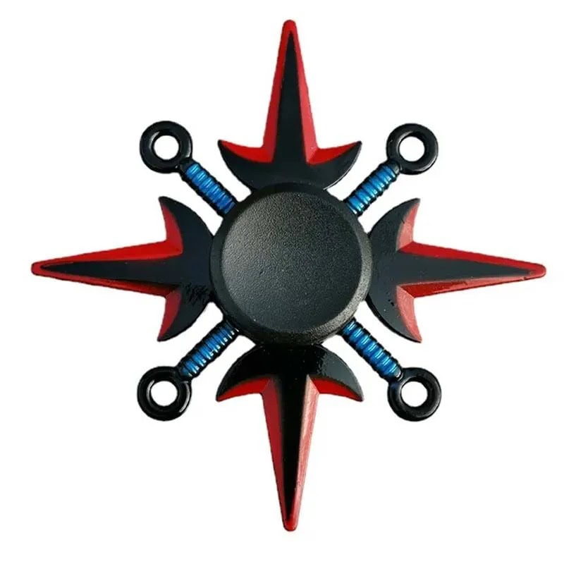 hand-spinner-kunai-rouge-et-noir-1 Fidget Spinner Kunai Rojo y Negro – Image 1