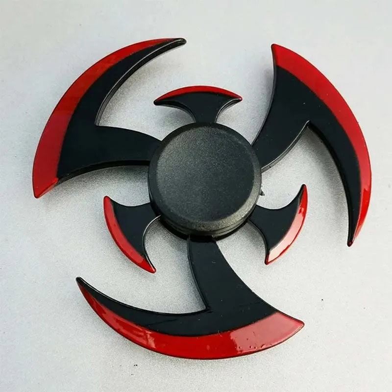 hand-spinner-shuriken-rouge-1 Fidget Spinner Shuriken Rojo – Image 1