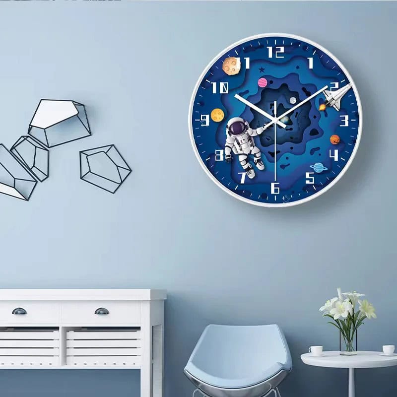 horloge-murale-astronaute-pour-enfant-1 Reloj de Pared Astronauta para Niños – Image 1