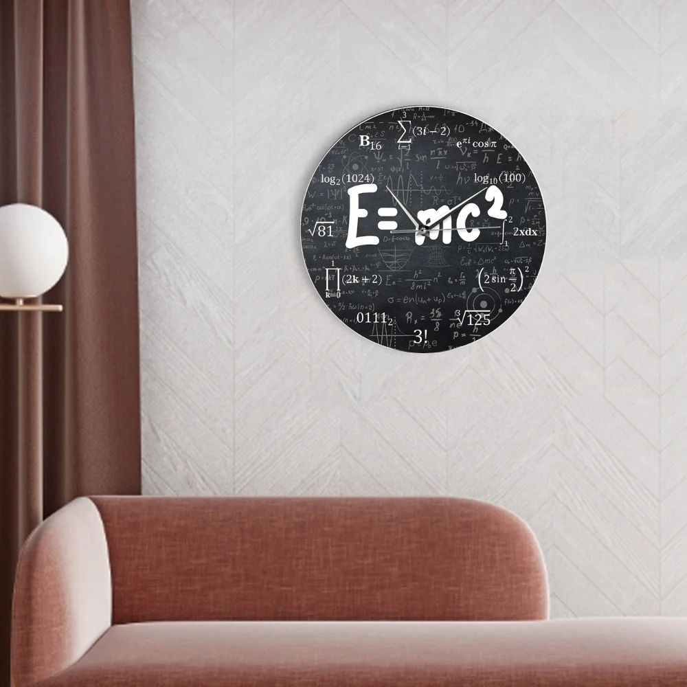 horloge-murale-einstein-emc2-1 Reloj de Pared Einstein E=mc2 – Image 1