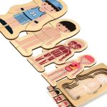 Juego de Anatomía Puzzle de Madera