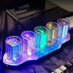 Reloj Nixie multifunción radio LED pantalla grande – Image 2