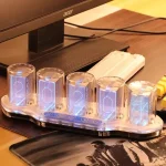 Reloj Nixie multifunción radio LED pantalla grande – Image 6