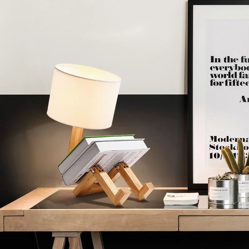 lampe-a-poser-originale-bois-1 Lámpara de mesa original de madera – Image 1