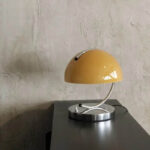 Lámpara de mesa original amarilla – Image 3