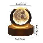 Lámpara bola luna – Image 4