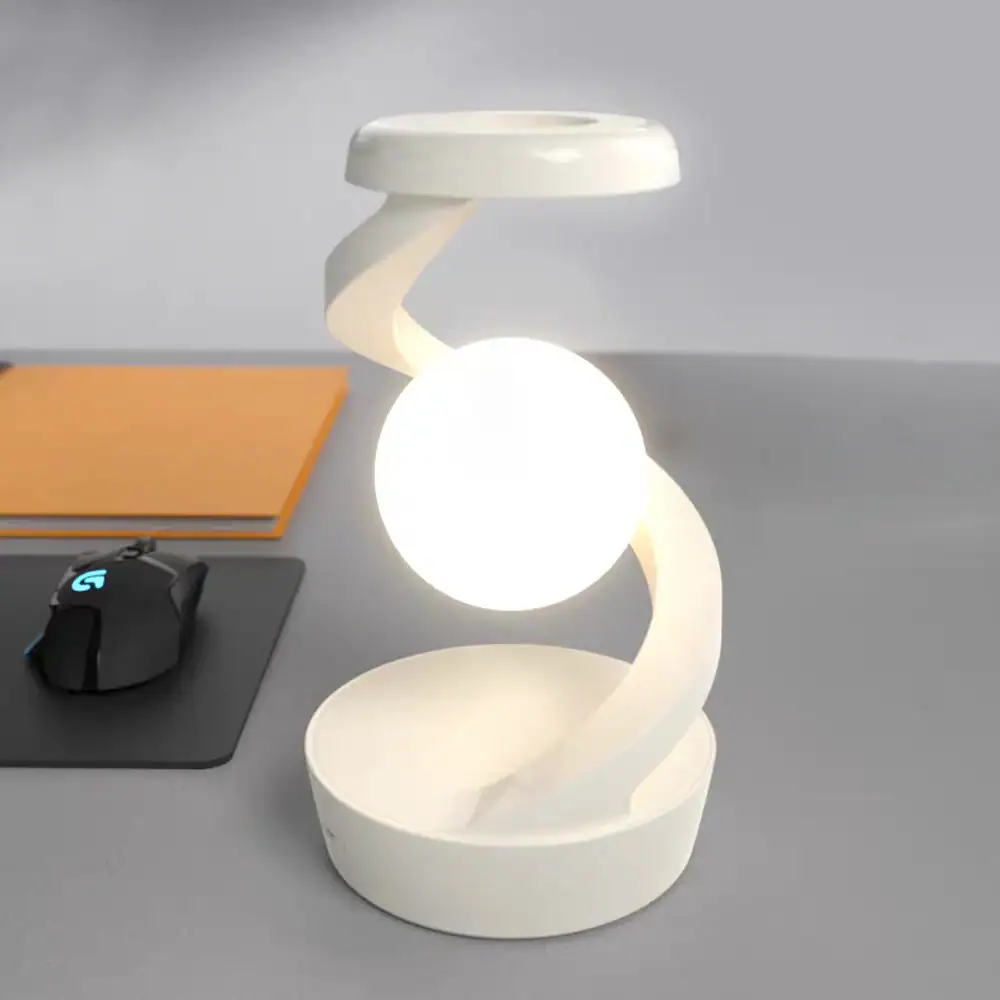 lampe-magnetique-sans-fil-1 Lámpara magnética levitante inalámbrica – Image 1