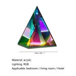 Lámpara pirámide holográfica RGB – Image 3