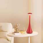 Lámpara de mesa roja original y económica – Image 2