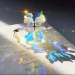 Prisma óptico arcoíris de forma irregular