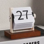 Calendario Perpetuo de Madera con Placas