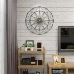 Reloj de pared grande y original de hierro – Image 2