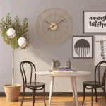 Reloj de pared grande y original de hierro – Image 4