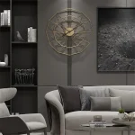 Reloj de pared grande y original de hierro – Image 6