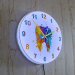 Reloj de pared original LED con cable – Image 5