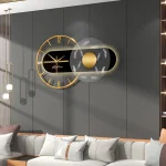 Reloj de pared original de acero