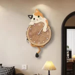 Reloj de pared original con diseño de gato – Image 4