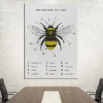 Póster anatomía de la abeja – Image 5