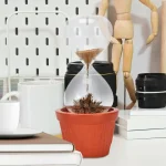 Reloj de arena con arena magnética