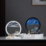 Reloj de arena artístico