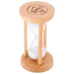 Reloj de arena de madera