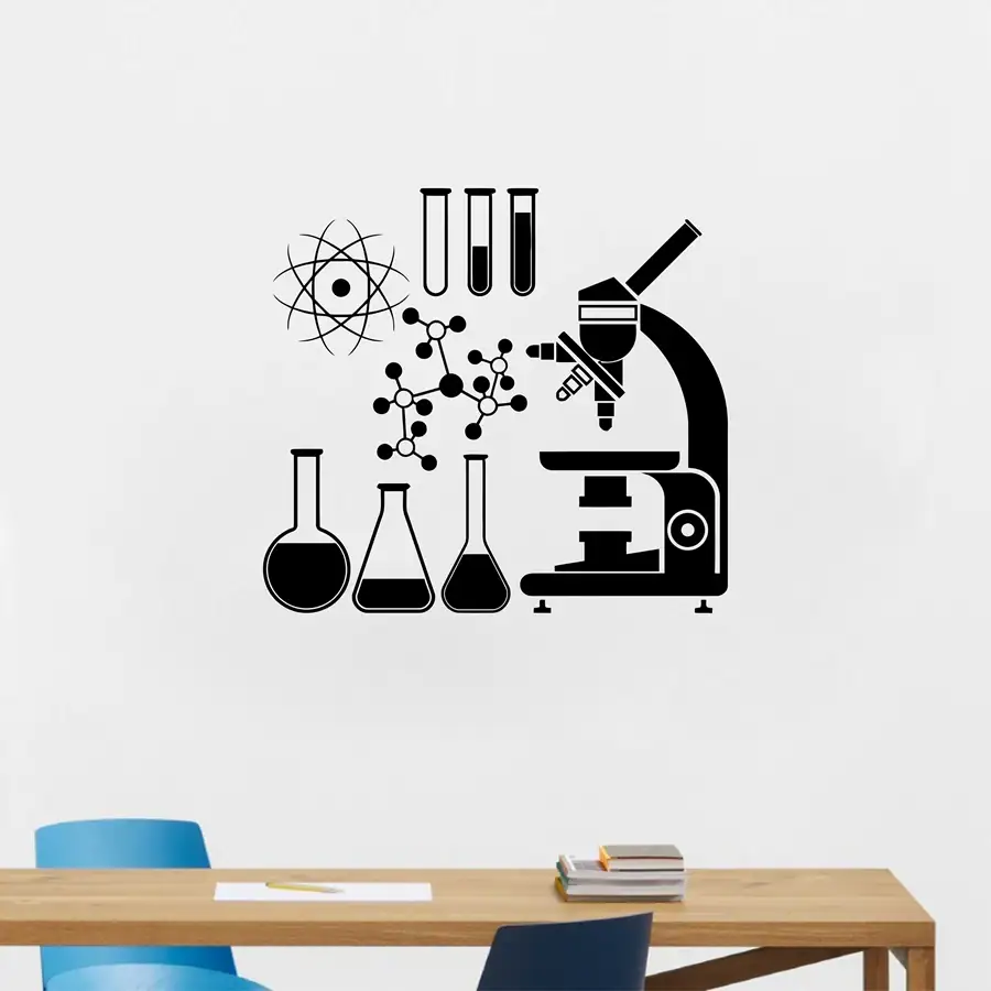 sticker-laboratoire-de-biologie-1 Pegatina Laboratorio de Biología – Image 1