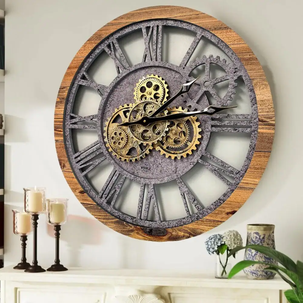 vintage-horloge-murale-originale-1 Reloj de pared vintage original – Image 1