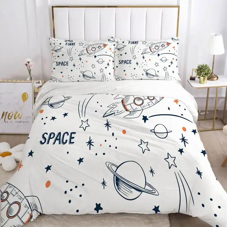 housse-de-couette-blanche-espace-1 Funda nórdica blanca espacial – Image 1