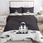 Funda nórdica blanca espacial – Image 11