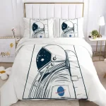 Funda nórdica blanca espacial – Image 2