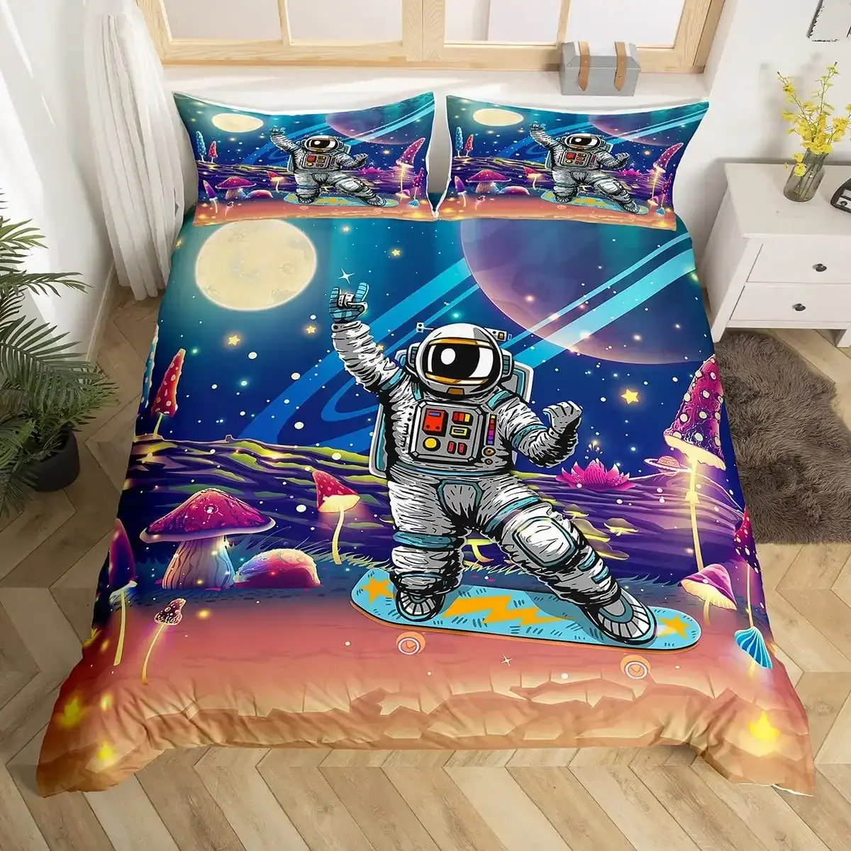 housse-de-couette-espace-1-personne-1 Funda nórdica espacial 1 persona – Image 1