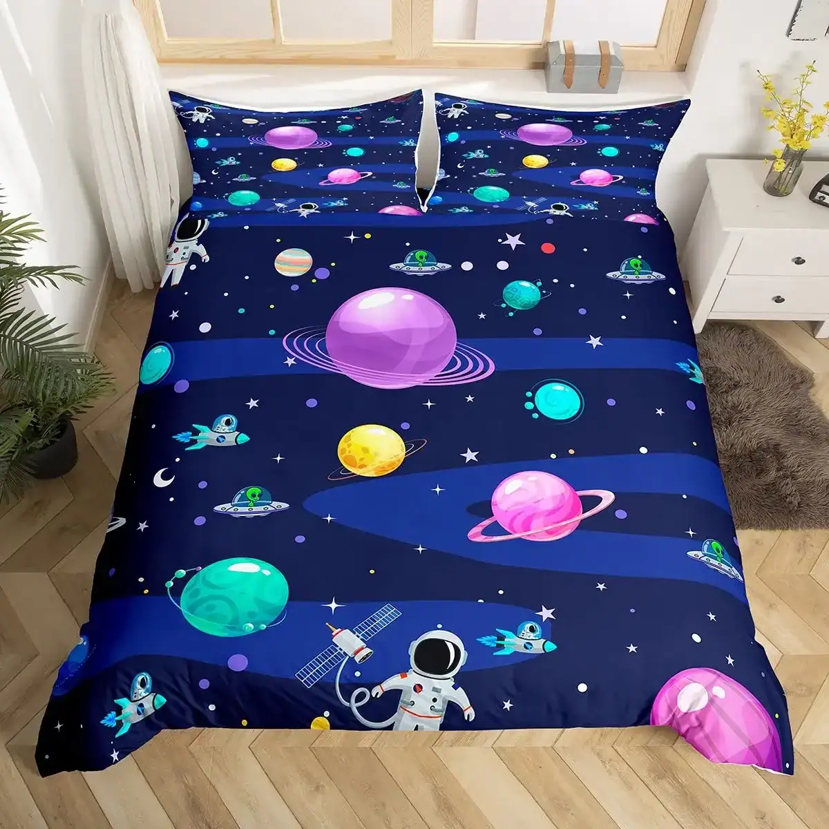 housse-de-couette-espace-colore-1 Funda nórdica espacio de colores – Image 1
