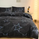 Funda nórdica estrellas fugaces negra – Image 2