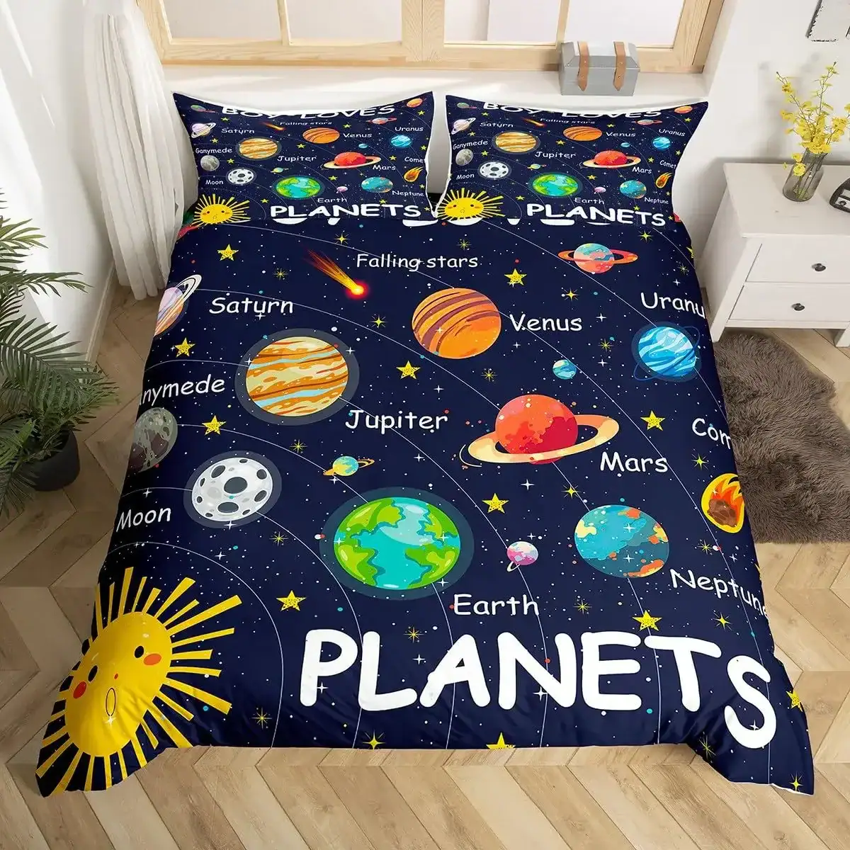housse-de-couette-garcon-espace-1 Funda nórdica niño espacio – Image 1